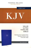 KJV Ultra Thinline Bible Leathersoft Blue